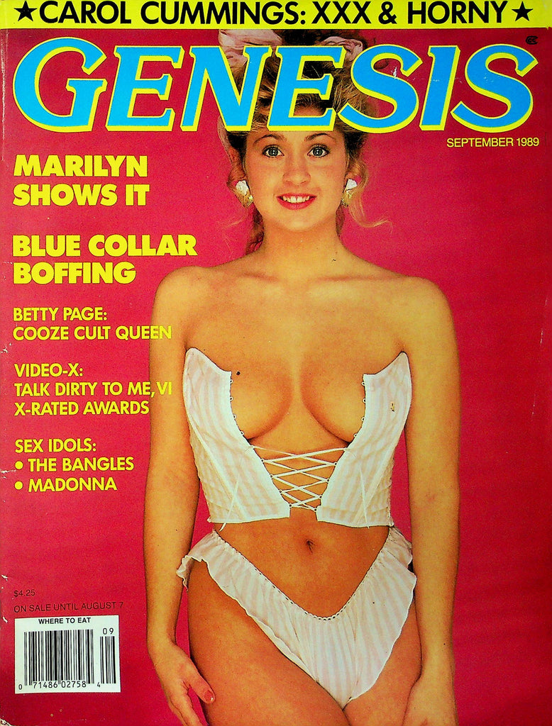 Genesis Magazine Carol Cummings September 1989 091923RP