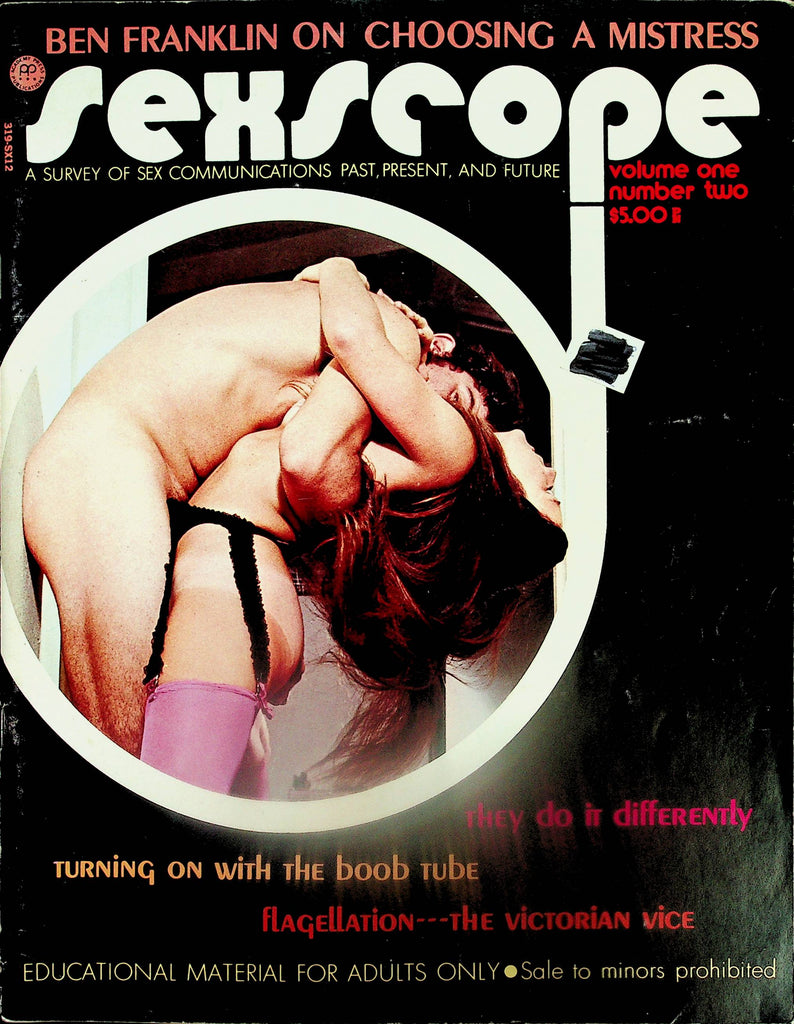 Sexscope Vintage Magazine  They Do It Differently / Flagellation -The Victorian Vice  vol.1 #2 1971  091925lm-p