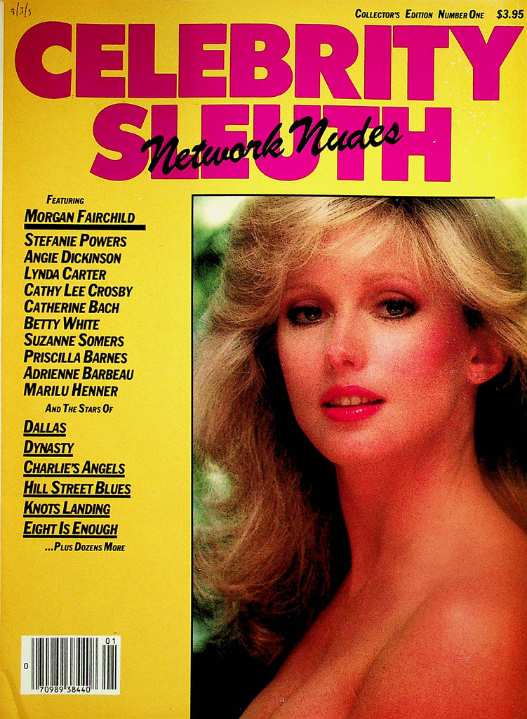 Celebrity Sleuth Magazine  Morgan Fairchild, Lynda Carter, Suzanne Summers & More!  #1  1985  031525lm-p