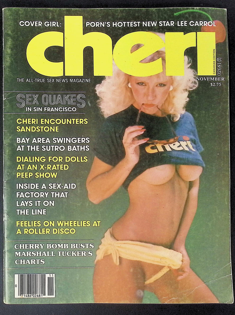 CLEARANCE Cheri Magazine ft. Lee Carrol Nov 1980 101725AKP-43
