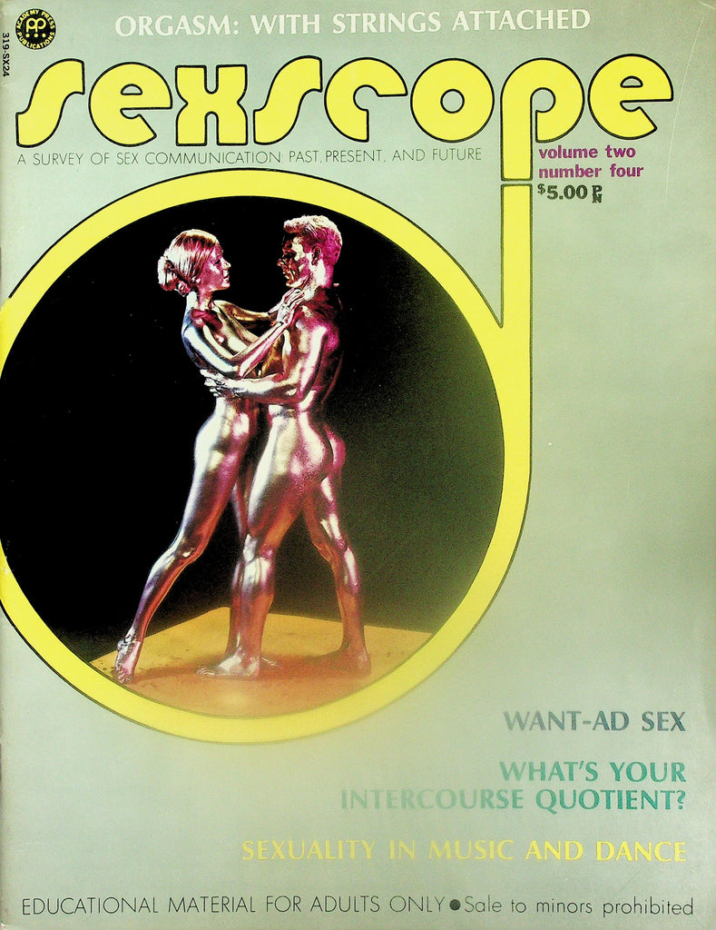 Sexscope Magazine Orgasm: With Strings Attached  vol.2 #4  May 1972    122025lmp