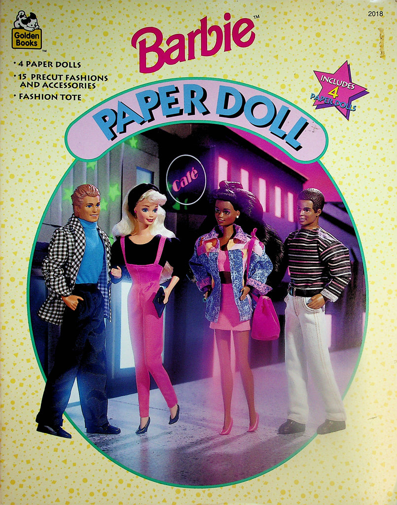 Barbie Paper Doll  Golden Books  1990's   100324lm-p