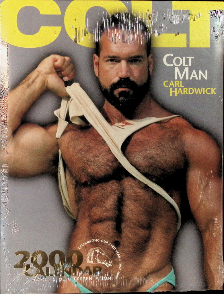Carl Hardwick Colt Man Colt Studio 2000 12 Month Wall Calendar Gay Man Interest 041326AMP