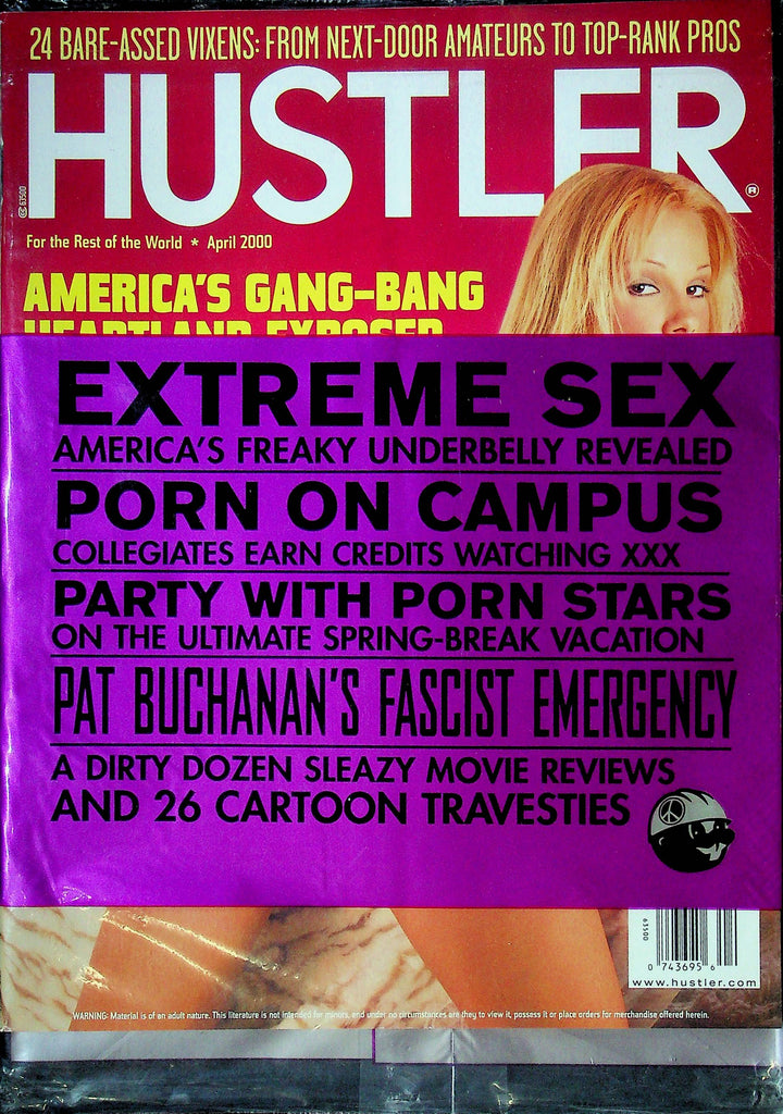Hustler Magazine Gang Bang Heartland Exposed April 2000 SEALED 122324RP
