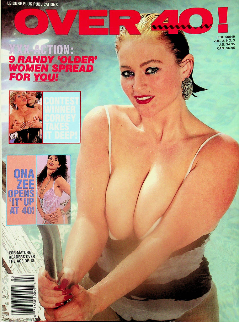 Over 40! Magazine   Candy Samples / Ona Zee  vol.2 #3  1989      062825lm-p