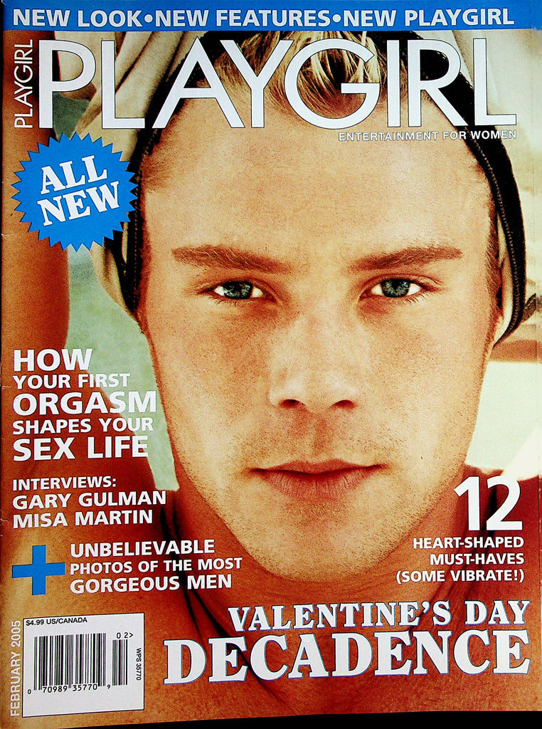 Playgirl Magazine  Cover Guy Michael Meaney / Valentine's Day Decadence February 2005     051323lm-p2