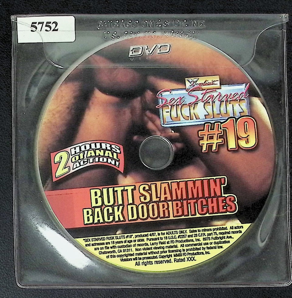 Xplicit Sex Starved Fucked Sluts - No Case or Cover Art - #19 Adult DVD FD Productions 081425ADVD-B