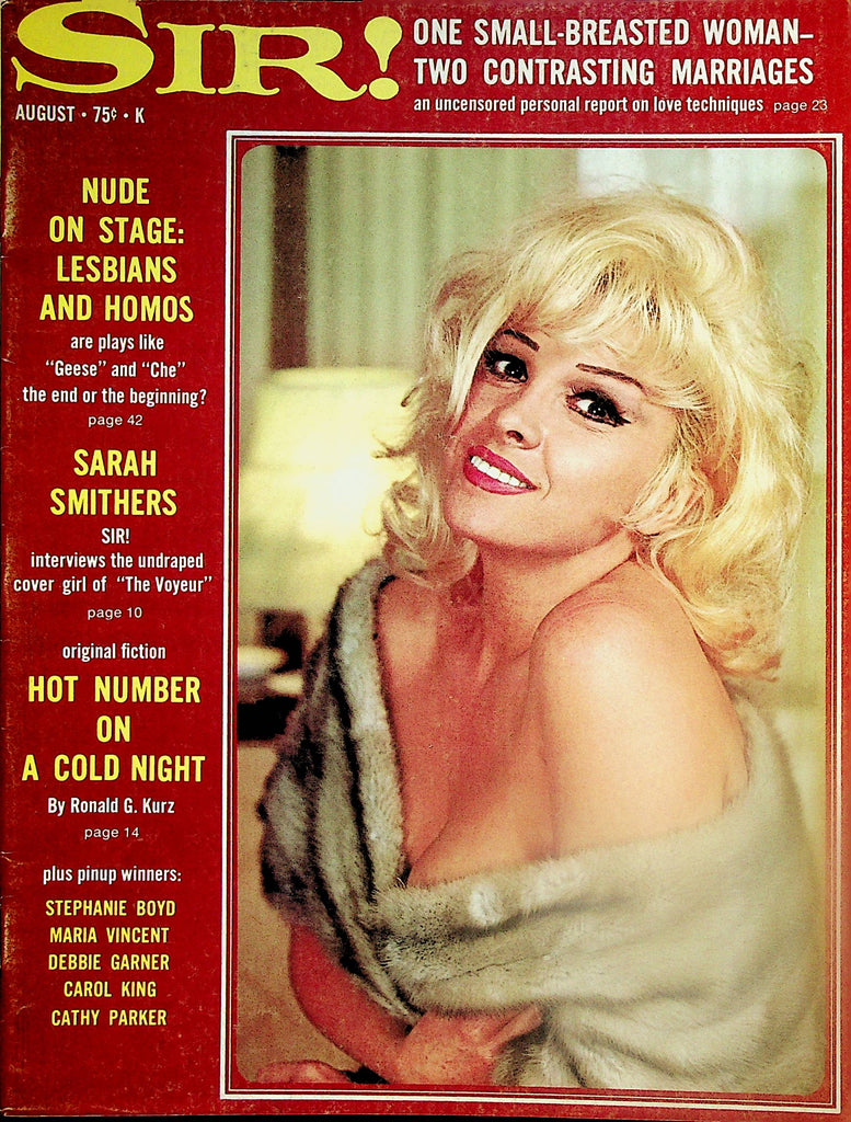 Sir! Magazine   Covergirl Debbie Garner / Sarah Smithers  August 1969  020926lmp