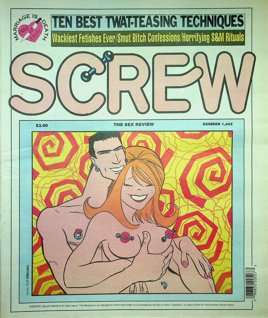 Screw Newspaper   Ten Best Twat-Teasing Techniques    #1442   October 21,  1996    010626lmp2