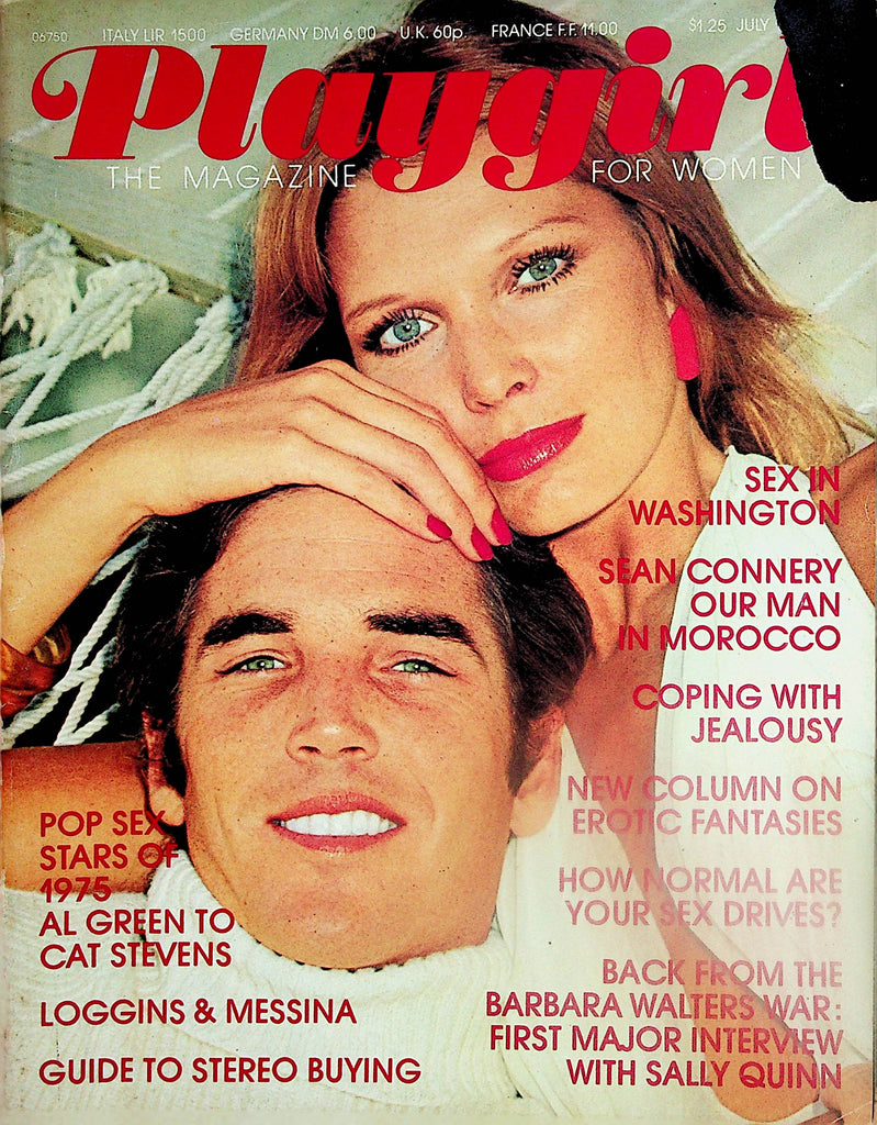 Playgirl Magazine  Man For July - Bart Turner/ Sean Connery/ Pop Stars Of 1975   July 1975      110324lm-p