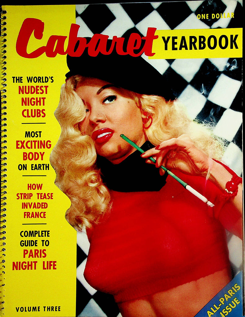 Cabaret Yearbook Magazine Covergirl Lilly Christine - All Paris Issue  vol.3  1956  121624lm-p