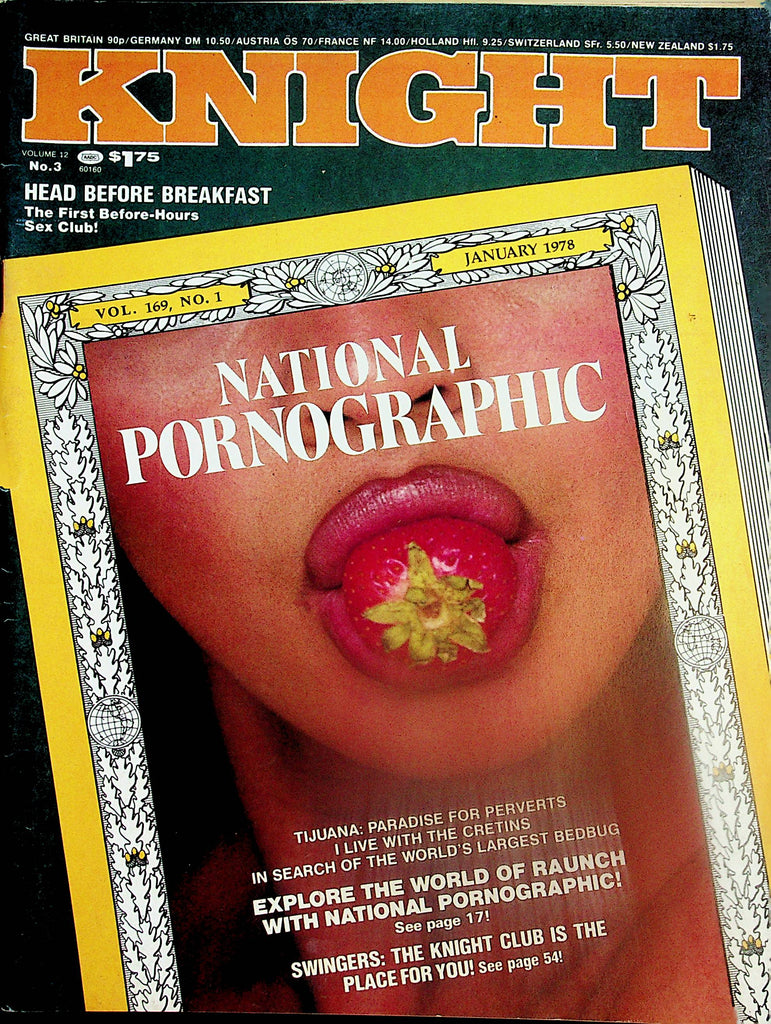 Knight Magazine   National Pornographic  vol.12 #3  1978