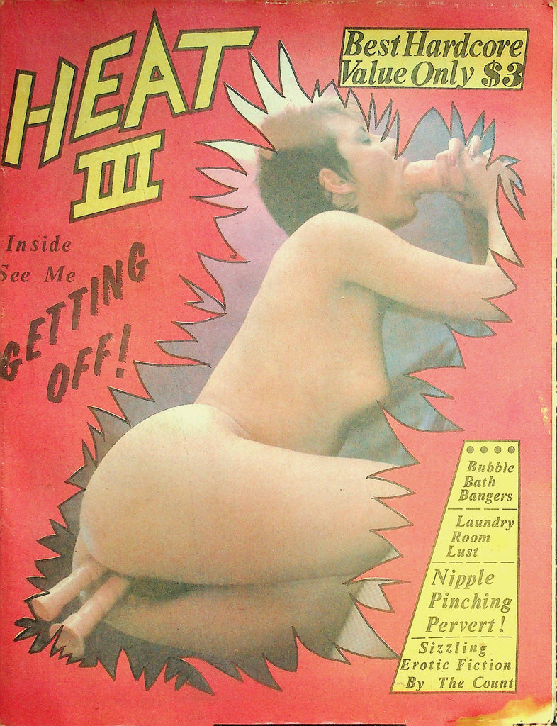Heat III Adult Newspaper Magazine   Inside See Me Getting Off!  1970's   082526lmp-GSC