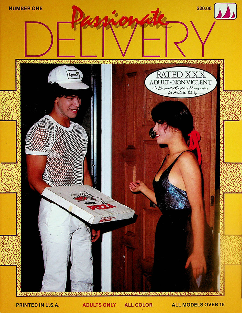 Passionate Delivery Magazine  The Pizza Man  #1  1980's   101823lm-p2