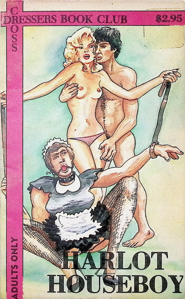 Harlot Houseboy CD-21 1981 Cross Dressers Book Club Trans Star Distributors Adult Erotic Paperback Novel-060524AMP