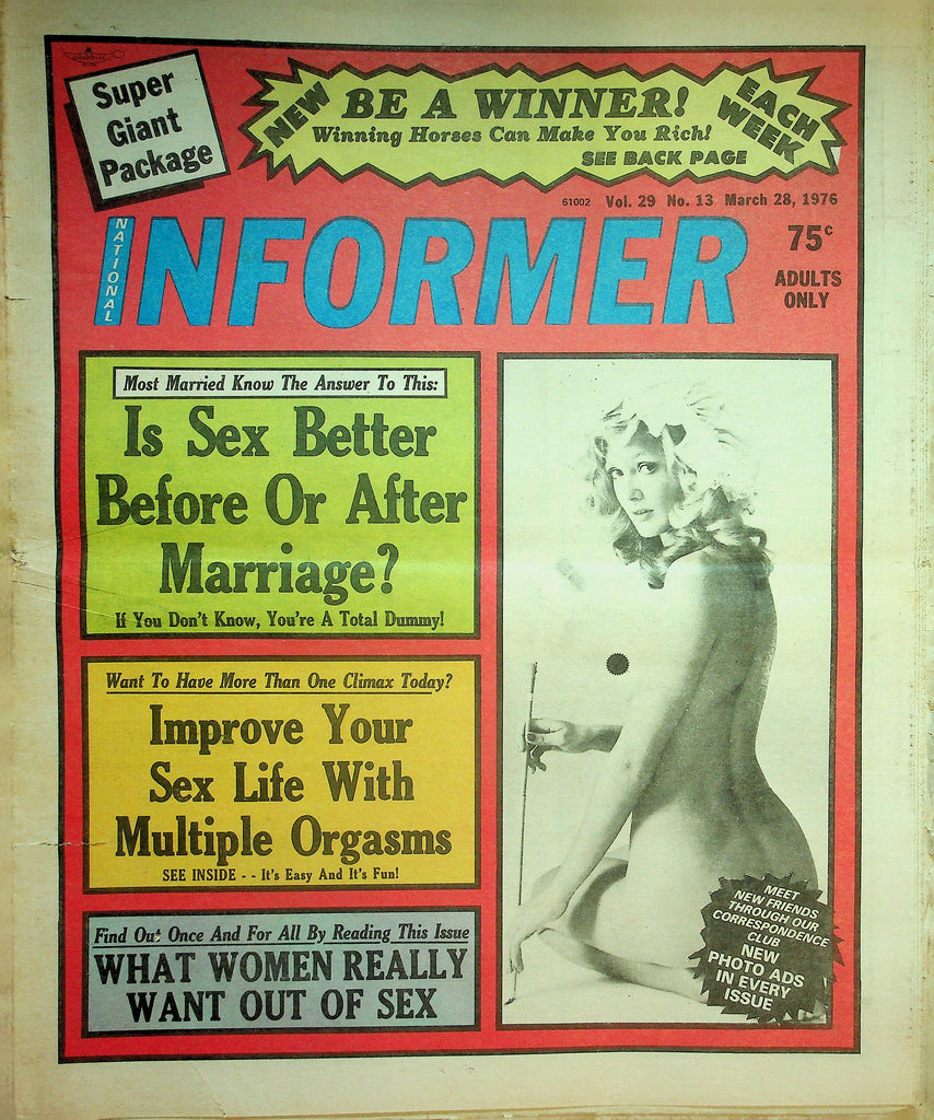 National Informer Adult Newspaper  Improve Your Sex Life With Multiple Orgasms  March 28, 1978   090626lmp-GSC
