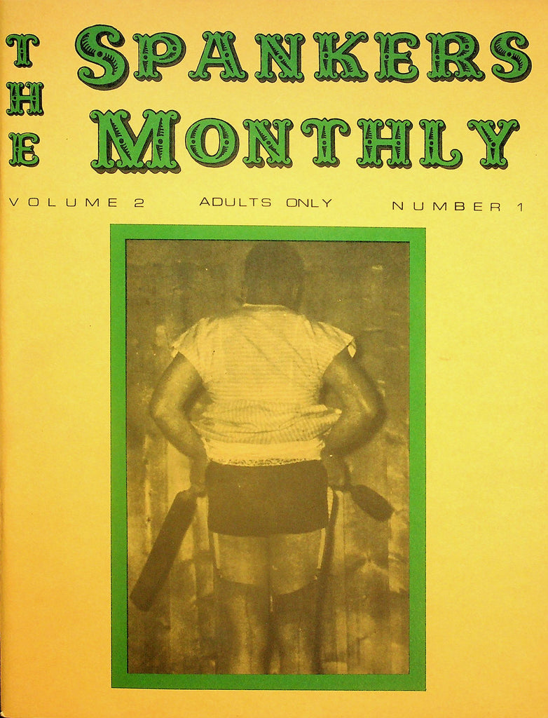 The Spankers Monthly Fetish Magazine w/Classifieds  vol.2 #1 1960's   052226lmp-GSC