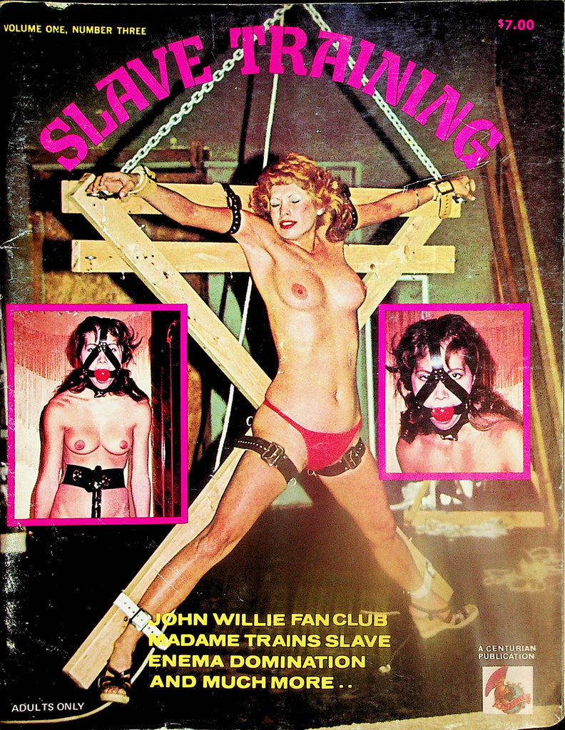 SlaveTraining Fetish Magazine  John Willie Fan Club / Madame Trains  vol.1 #3  1982 Centurians    092824lm-p