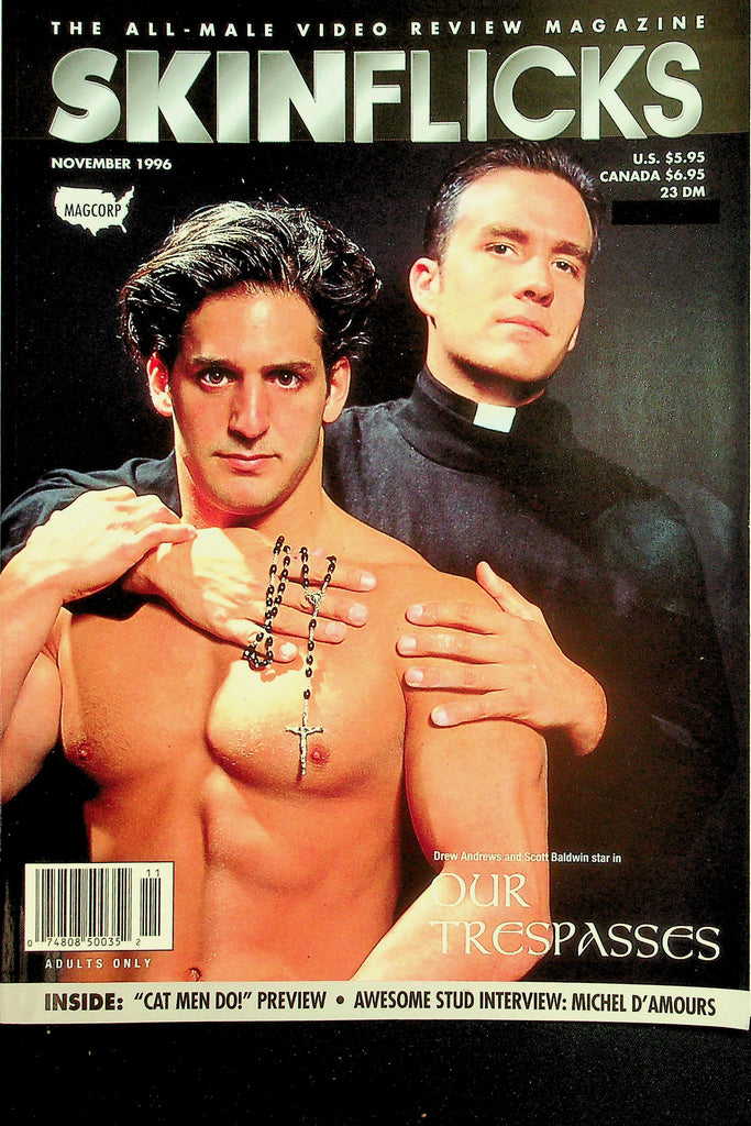 Skinflicks Gay Magazine  Drew Andrews & Scott Baldwin Star In Our Trespasses  November 1996   Magcorp     043026lmp