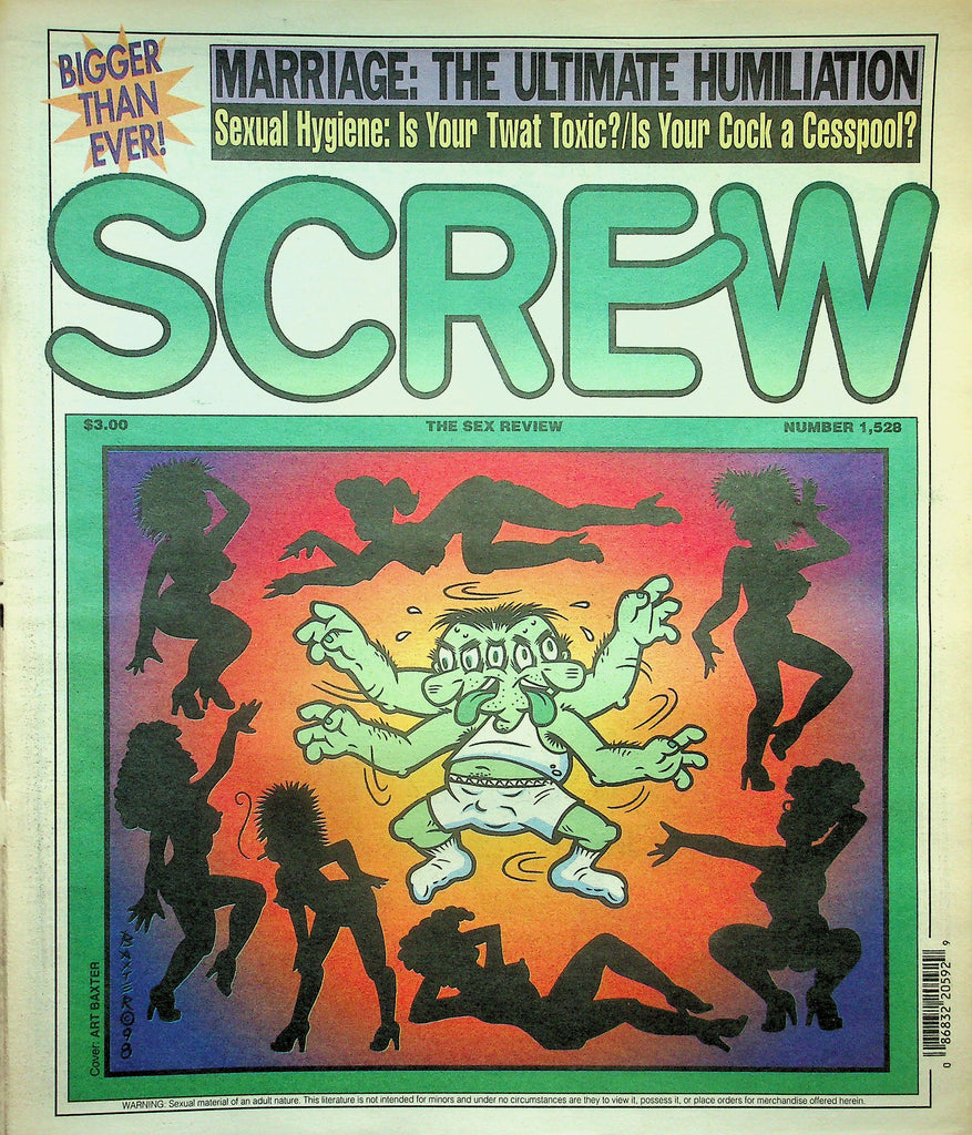 Screw Newspaper  Marriage: The Ultimate Humiliation /  Sexual Hygiene    #1528 June 15, 1998   010526lmp