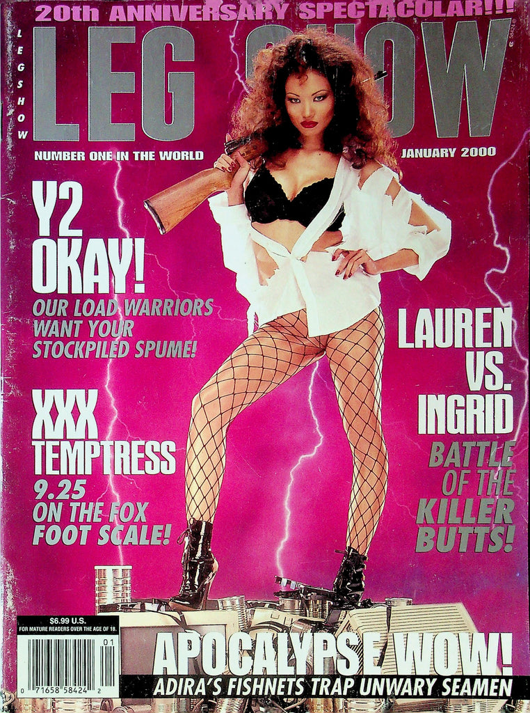 CLEARANCE Leg Show Magazine 20th Anniversary Ft. Adira January 2000 081225RP-