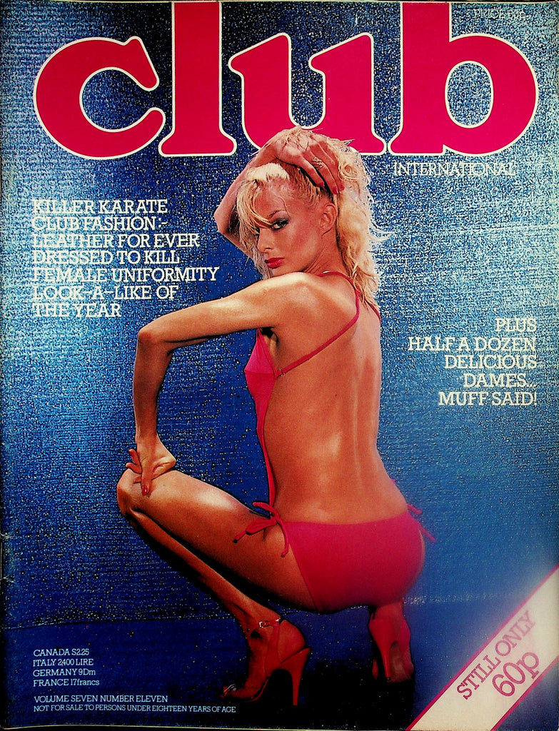 Club International Magazine  Britt, Shenee & More! vol.7 #11 1978  Paul Raymond  111625lm-p