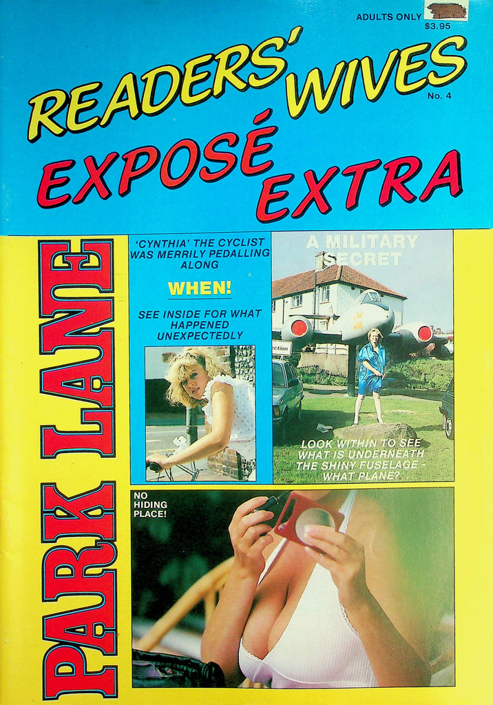Park Lane Readers' Wives Expose' Extra Magazine  Big Boobs Betty  #4  1980's     021326lmp