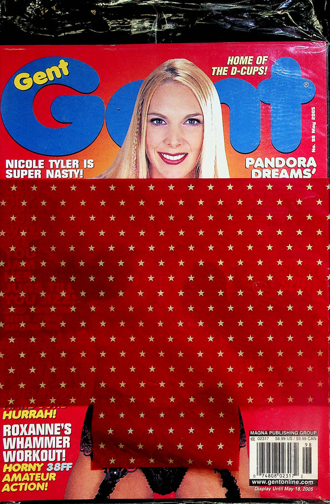 Gent Busty Magazine   Nicole Tyler / Pandora  May 2005  new/sealed   113024lm-p