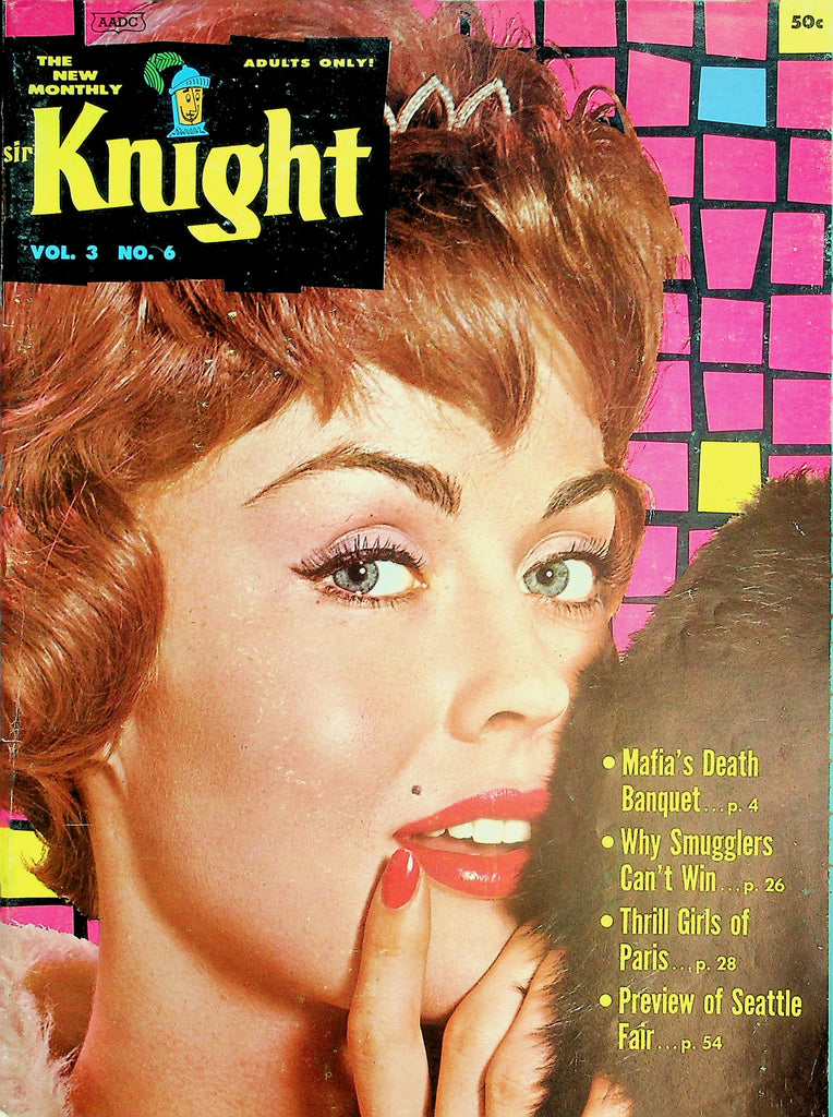 Sir Knight Magazine  Covergirl Carol Ann   vol.3 #6  June 1962  040326lmp