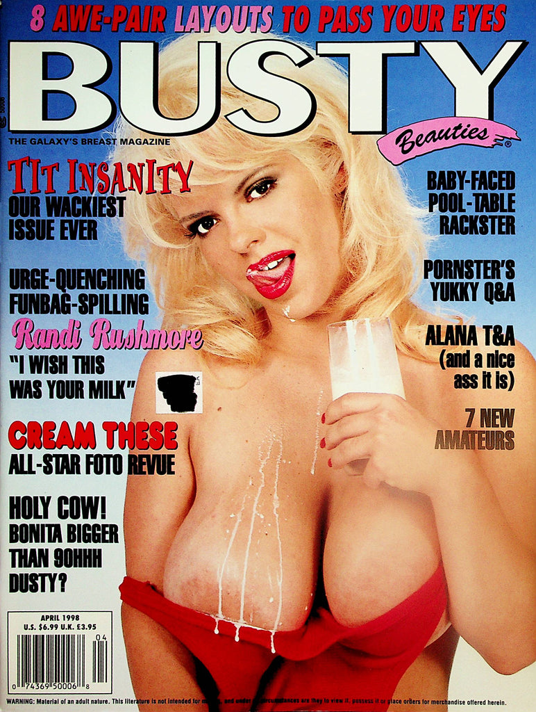 Busty Beauties Magazine   Covergirl Randi Rushmore / Busty Dusty  April 1998  062224lm-p