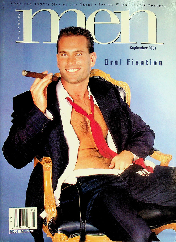 Advocate Gay Magazine  Oral Fixation - Cover Guy Kirk  September 1997      030726lmp