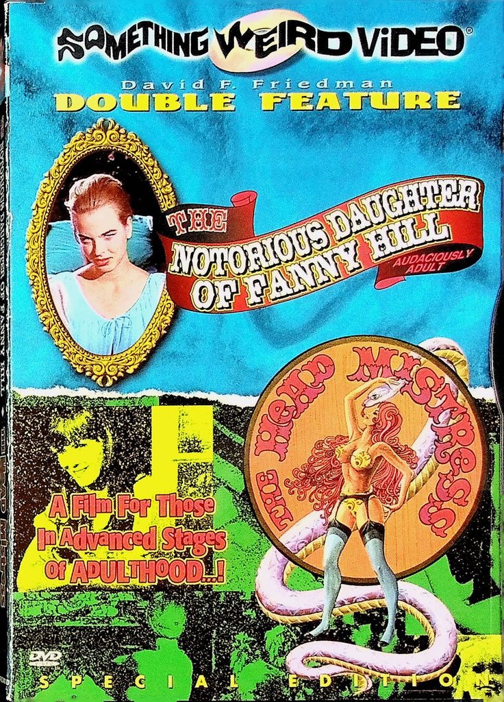 The Notorious Daughter Of Fanny Hill + The Head Mistress DVD Something Weird Video 051424tsdvd