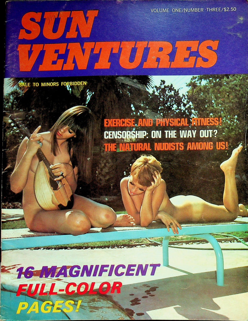 Sun Ventures Nudist Magazine  Excercise And Physical Fitness / Natural Nudists Among Us   vol.1 #3  1967   100526lmp-GSC
