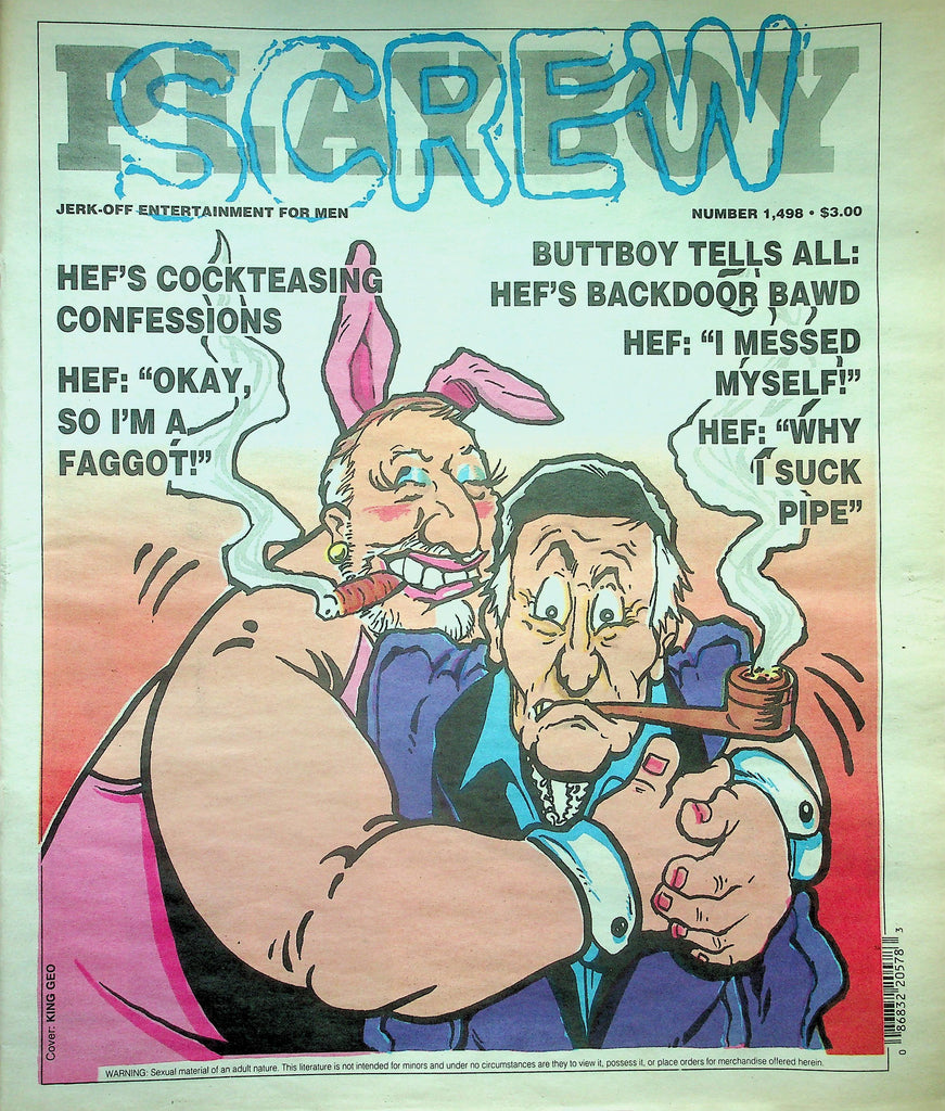 Screw Newspaper  Playboy - Hef's Cockteasing Confessions   #1498  November 17, 1997     010626lmp2