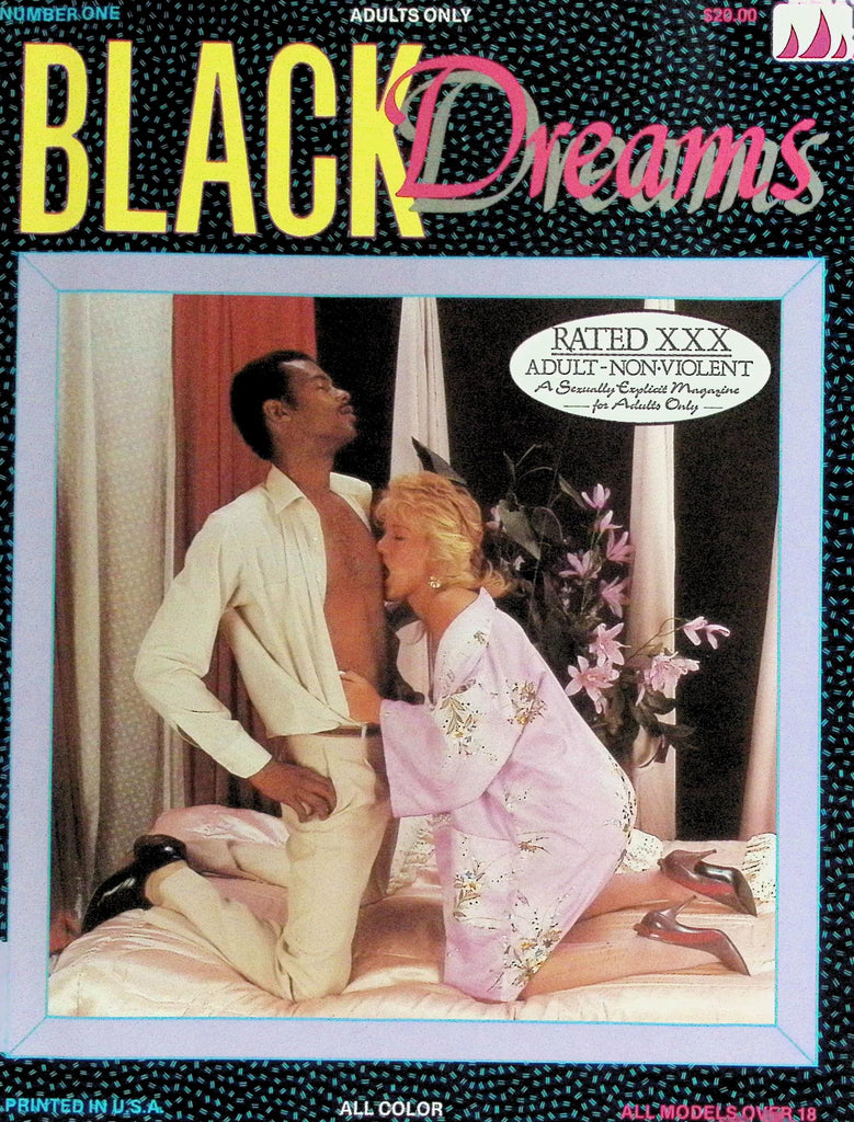 Black Dreams Magazine #1 1980s Girls Who Love Black Meat 100926LLP