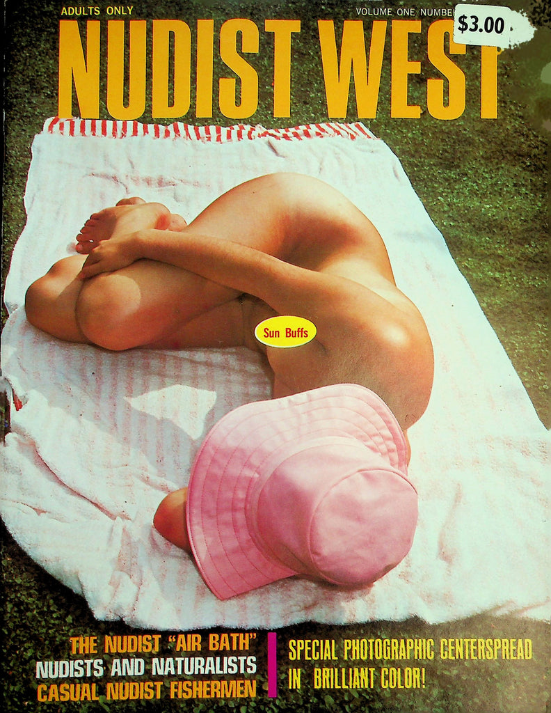 Nudist West Magazine  The Nudist "Air Bath" / Casual Nudist Fishermen  vol.1  1967    070926lmp-GSC