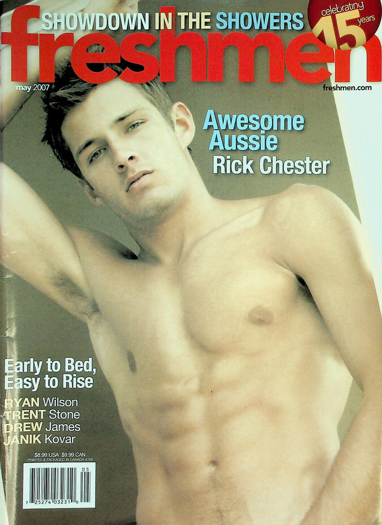 Freshmen Gay Magazine  Cover Guy Awesome Aussie Rick Chester  May 2007    032226lmp