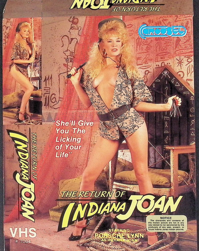 Return of India Joan Porsche Lynn Stormi Siobhan Hunter Adult VHS Carousel 042226AKVHS