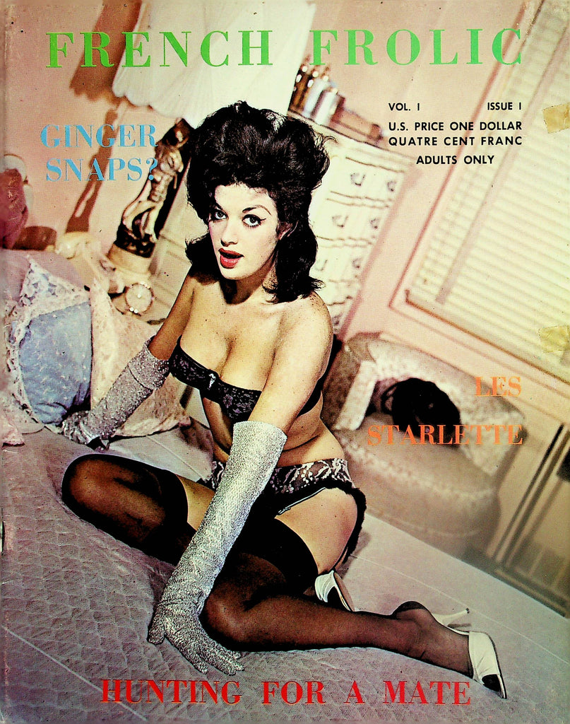 French Frolic Vintage Magazine  Ginger Snaps  vol.1 #1  1960's   080425lm-p