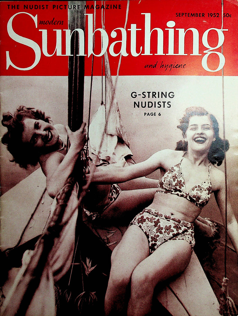 Modern Sunbathing and Hygiene Magazine  G-String Nudists  September 1952     060623lm-p