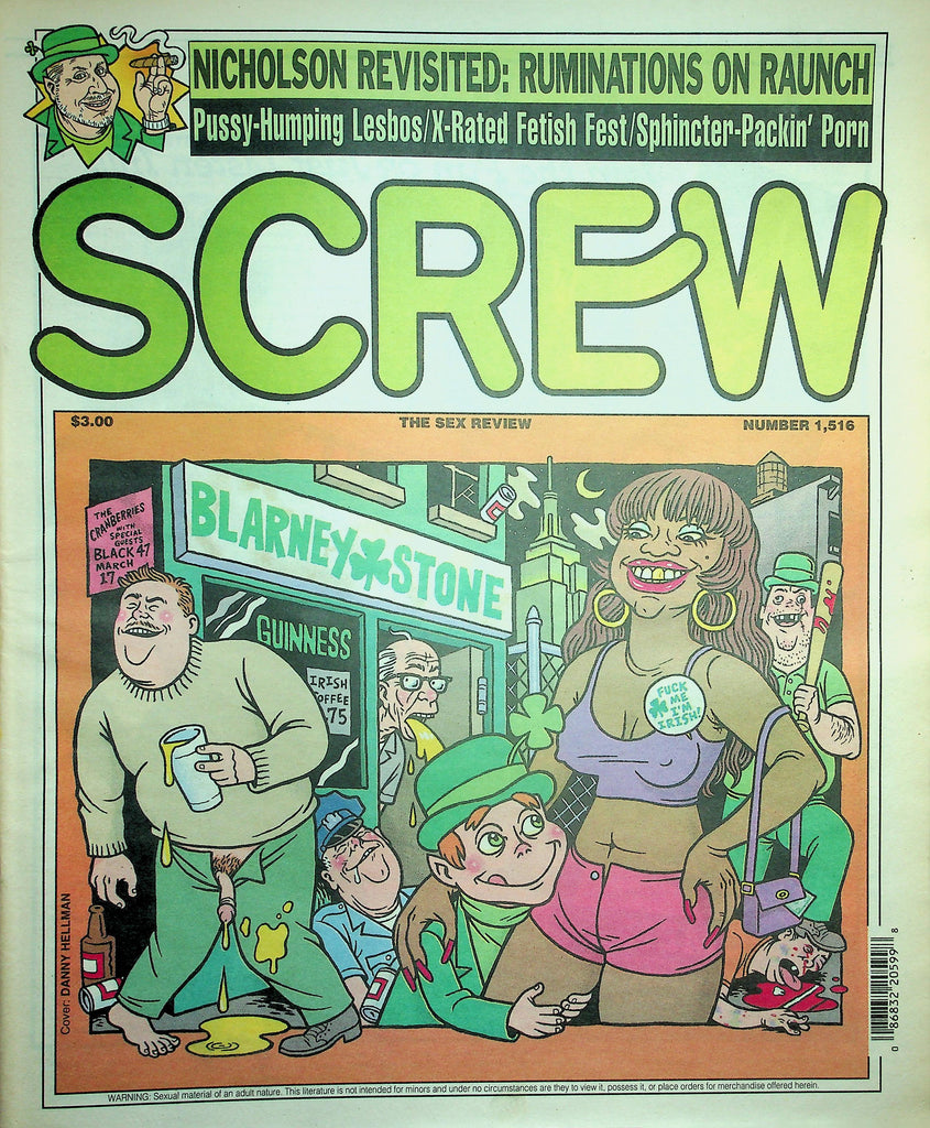 Screw Newspaper  Jack Nicholson Interview / Ruminations On Raunch  #1516  March 23, 1998   010526lmp