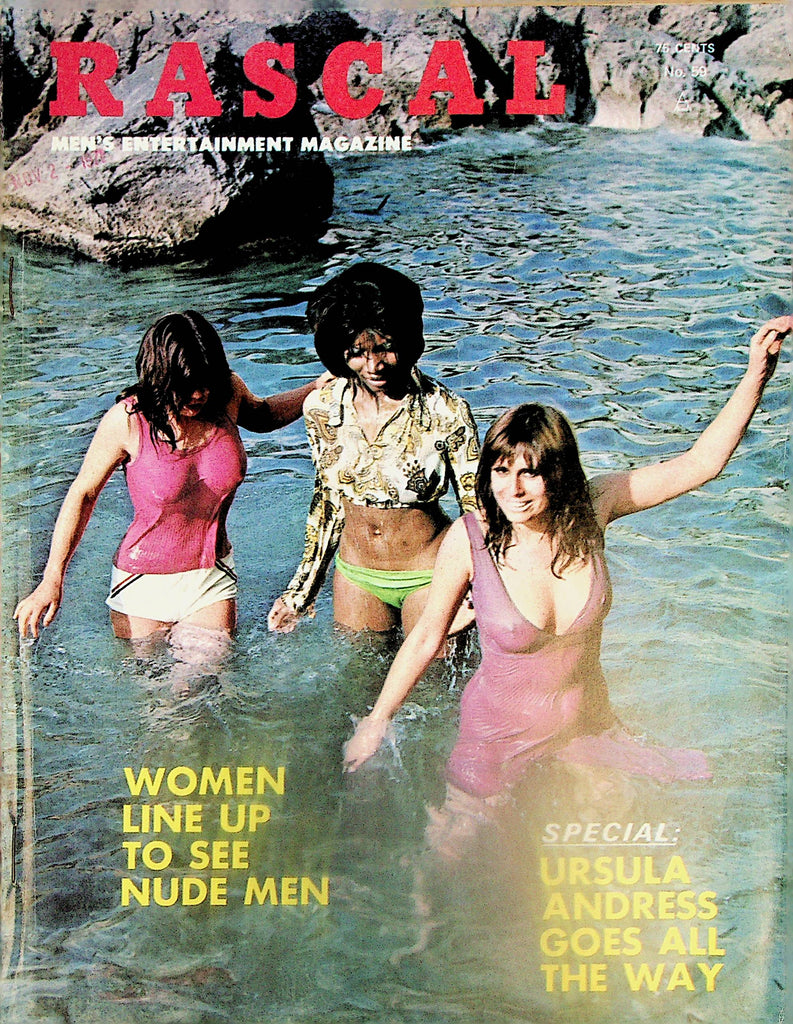 Rascal Magazine  Ursula Andress Goes All The Way / Women Line Up To See Nude Men  #59 1971   060524lm-p