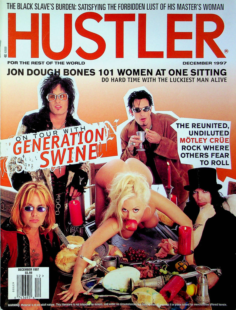 Hustler Magazine Motley Crue Tommy Lee December 1997 062123RP2