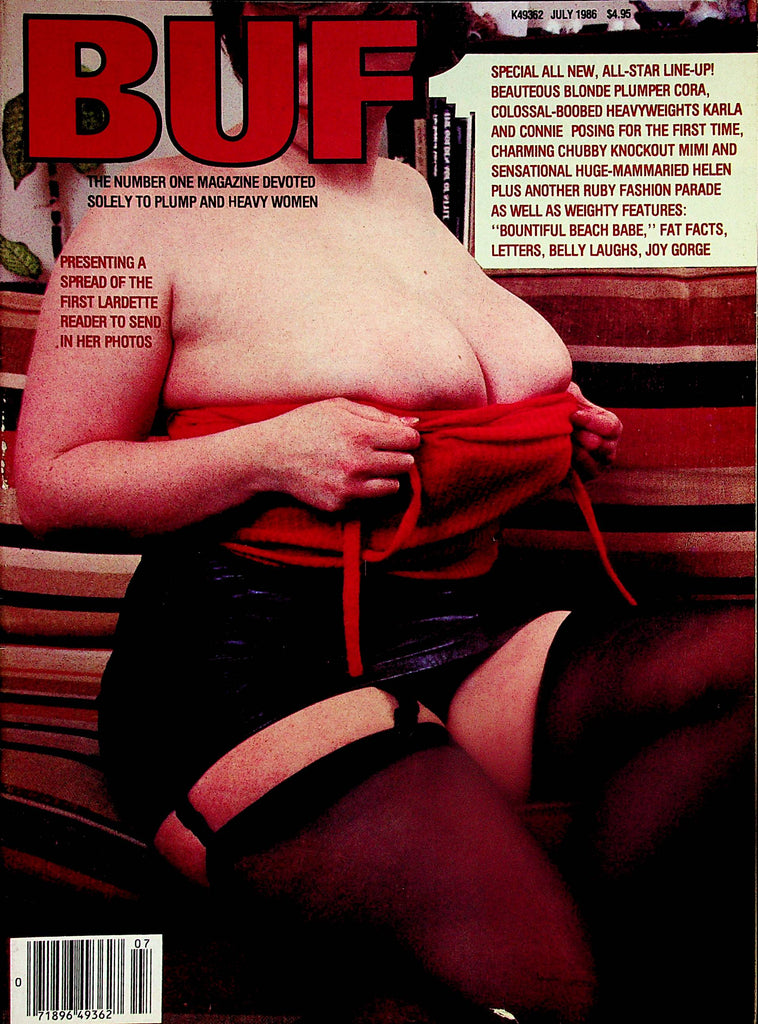 BUF Magazine  Blonde Plumper Cora / Huge-Mammaried Helen  July 1986      040725lm-p