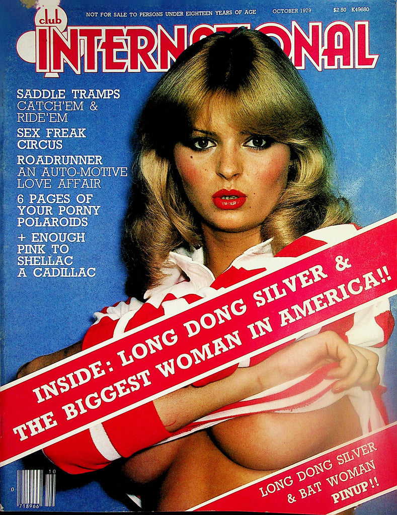 Club International Magazine  Long Dong Silver & Bat Woman  October 1979   Paul Raymond   110924lm-p2