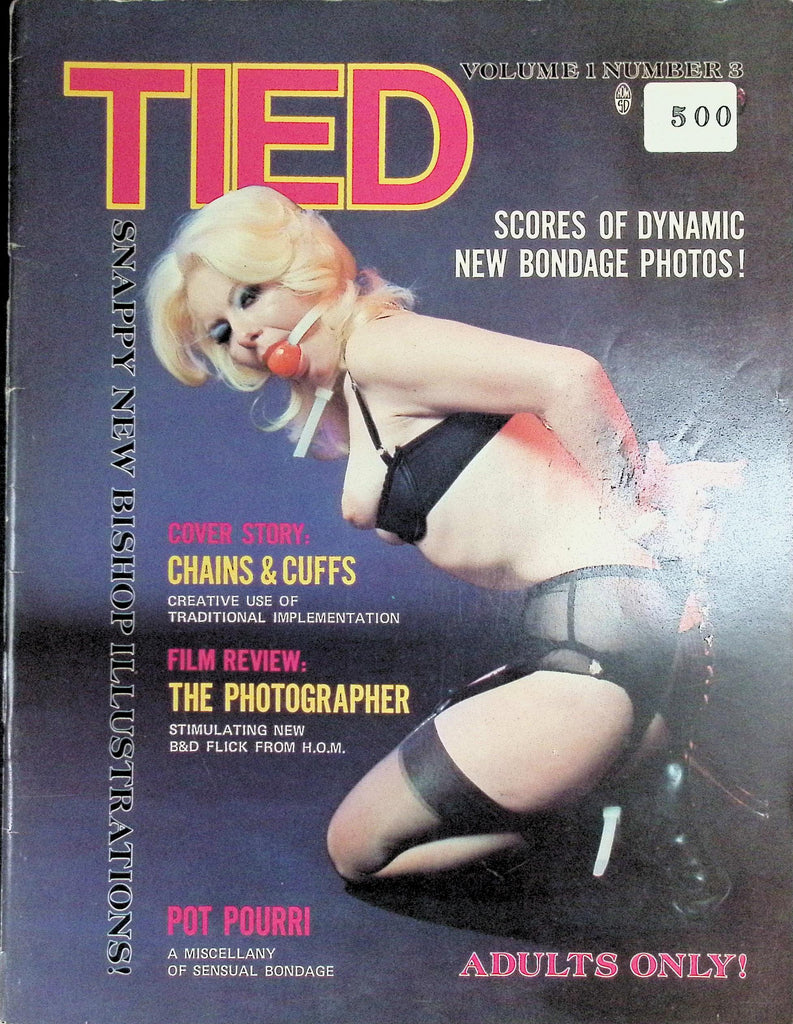 Tied Magazine Vol 1 #3 Scores of Dynamic New Bondage Photos 092126LLP
