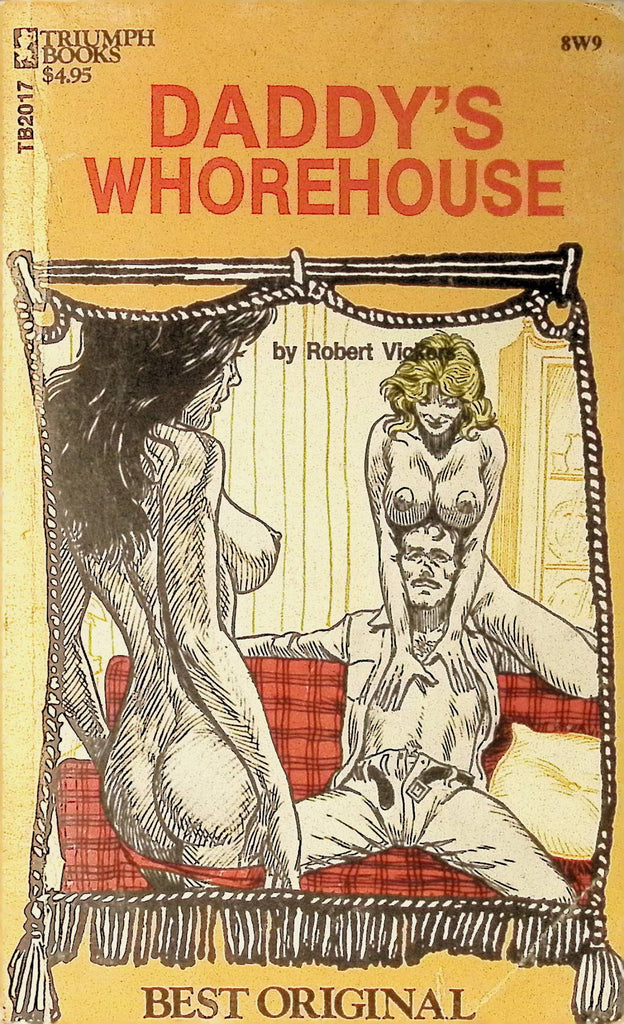 Daddy's Whorehouse by Robert Vickers TB2017 1970s Best Original Greenleaf Classics Triumph Books Press Adult Paperback Novel 071625AMP