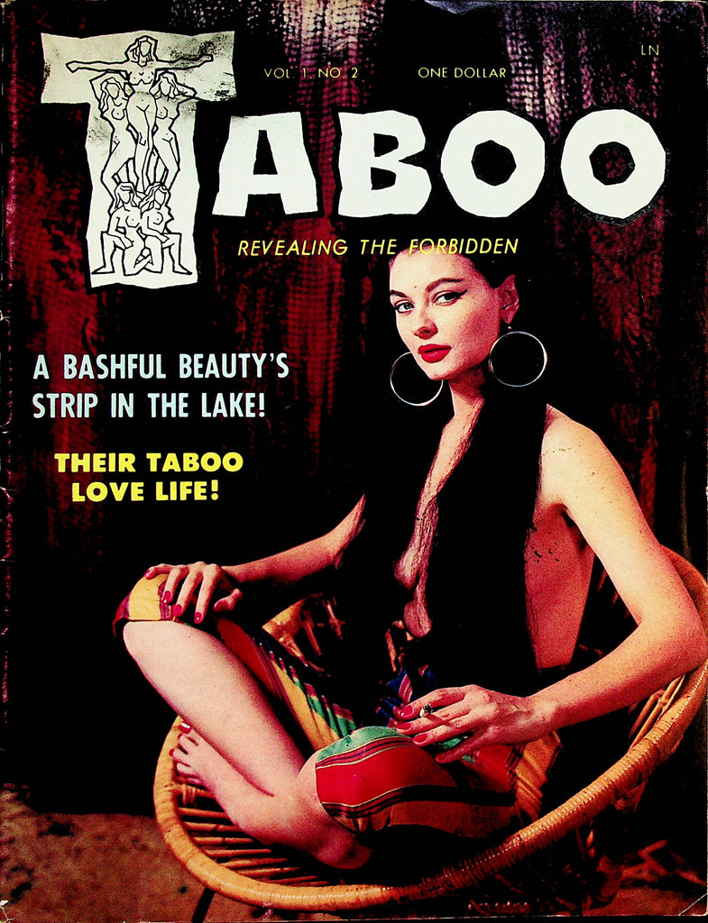 Taboo Vintage Magazine  Bashful Beauty's Strip In The Lake  vol.1 #2   1960's   051123lm-p