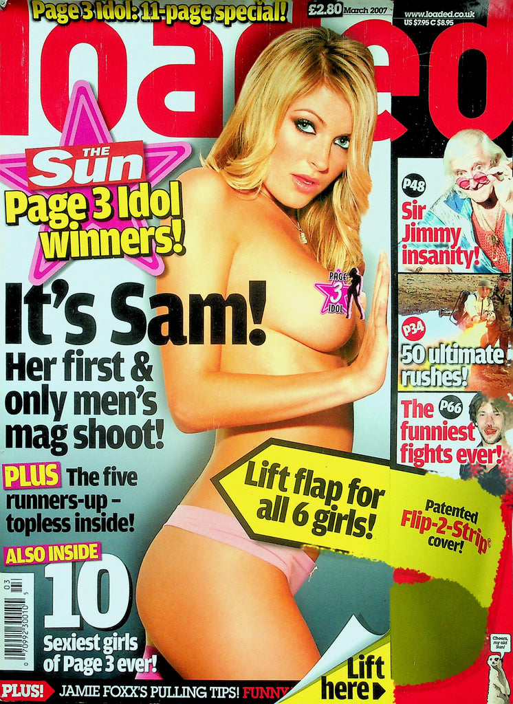 Loaded Magazine    Idol Winners Cover Girl Sam  Plus 5 Runners-Up Nude!   March 2007      010326lmp