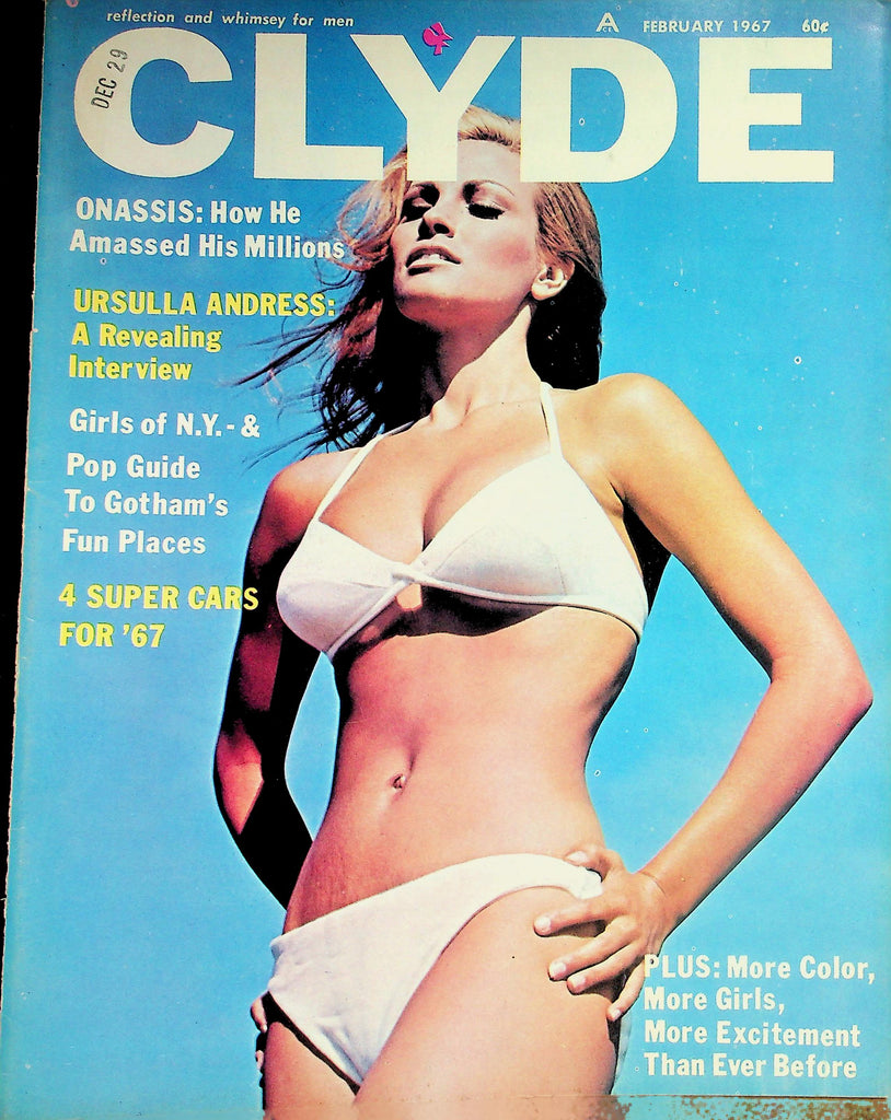 Clyde Magazine  Ursulla Andress Interview / Rolling Stones / Beautiful Girls  February 1967     060326lmp-GSC